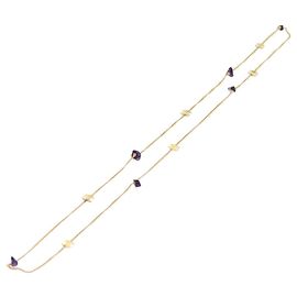 Collier en pierre Mark Coco CHANEL Or CC Auth am5561V Doré