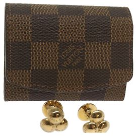 LOUIS VUITTON Estojo para Pulseiras Damier Ebene M30964 LV Auth ac2763V Damier ebene