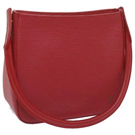 LOUIS VUITTON Bolsa de Hombro Epi Looping MM SPO Roja LV Auth 66534SAV Roja