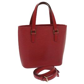 LOUIS VUITTON Bolsa Tote Epi Vavin PM SPO 2way Roja LV Auth 66533SAV Roja