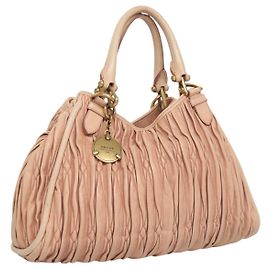 BALLY Tote Bag Leather Pink Auth BA1330 Pink