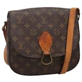 LOUIS VUITTON Bolsa de Ombro Monogram Saint Cloud GM M51242 LV Auth ep9578 Monograma