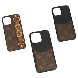 Funda para iPHONE Monogram LOUIS VUITTON 3Set LV Auth BA3990 Monograma