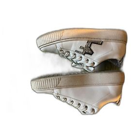 Baskets Serafini en cuir blanc taille 38 Blanc
