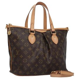 LOUIS VUITTON Monogram Palermo PM Tote Bag M40145 LV Auth 115983SAV Monogram