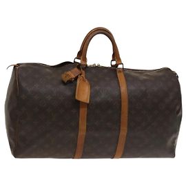 LOUIS VUITTON Bolsa Boston Monogram Keepall 55 M41424 LV Auth bs27742 Monograma