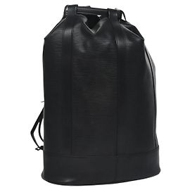 LOUIS VUITTON Borsa a Spalla Epi Randonnee GM Nera M43082 LV Auth BA326 Nero