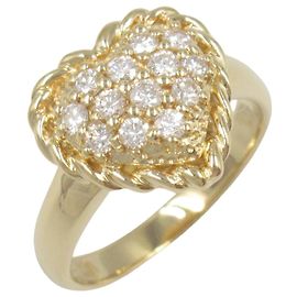 Anillo Corazón de Diamante Seiko en Oro Amarillo de 18K Otro Amarillo