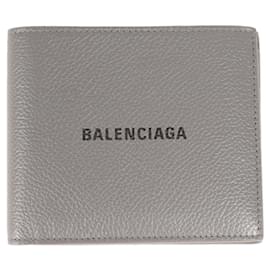 Balenciaga-Carteira bifold cinza Balenciaga-Marrom