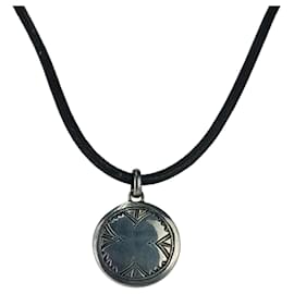 Hermès-HERMES Touareg Choker-Black,Silvery