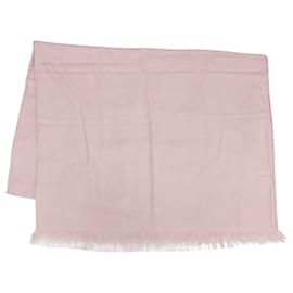 Hermès-Hermes New Libris Cashmere and Silk Stole-Pink