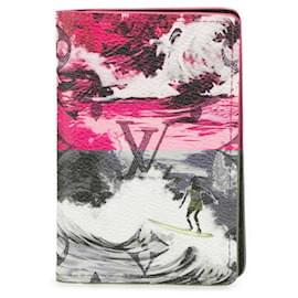 Louis Vuitton-Louis Vuitton Monogram Pocket Organizer Card Case-Pink,Other