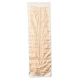Louis Vuitton-Louis Vuitton Monogram Silk Scarf-Beige