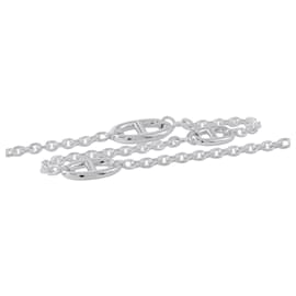 Hermès-Hermes Chaine d'Ancre Farandole Necklace-Silvery