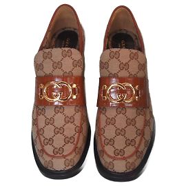 Mocassini Gucci in tela 41 IT Altro