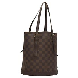 LOUIS VUITTON Sac à épaule Damier Ebene Marais N42240 LV Auth 131621 Damier ebène