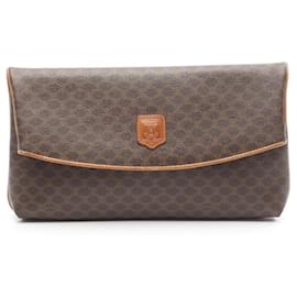 Céline-Sac à main Celine Macadam-Marron