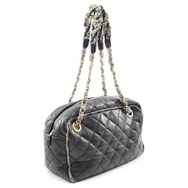 Chanel-Sac à épaule Matelassé Chanel-Noir