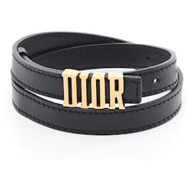 Christian Dior-Ceinture en cuir Dior D-FENCE de Christian Dior-Noir