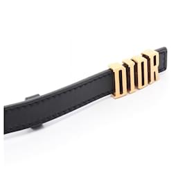 Christian Dior-Ceinture en cuir Dior D-FENCE de Christian Dior-Noir