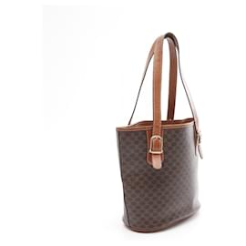 Céline-Sac à main Celine Macadam-Marron