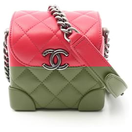 Chanel-Sac à épaule mini vanity Matelassé Chanel-Rouge