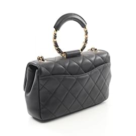 Chanel-Sac à épaule Matelassé Chanel-Noir