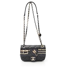 Chanel-Sac à épaule Matelassé Chanel-Noir