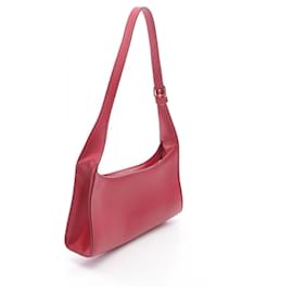 Céline-Sac à épaule Celine Cuir Triomphe-Rouge