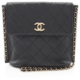 Chanel-Sac à épaule Matelassé Chanel-Noir