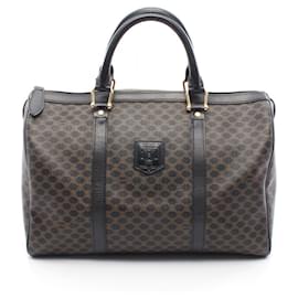Céline-Sac Boston Macadam Celine-Marron,Noir