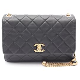 Chanel-Sac à épaule Matelassé Chanel-Noir