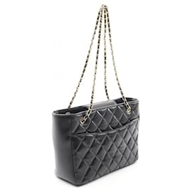 Chanel-Sac de shopping petit Matelassé Chanel-Noir