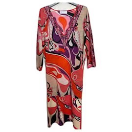 Emilio Pucci Wool Dress Multicolore Multiple colors