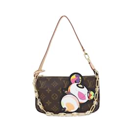 Louis Vuitton-Pochette Accessoires Monogram Louis Vuitton-Marron