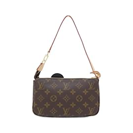 Louis Vuitton-Pochette Accessoires Monogram Louis Vuitton-Marron