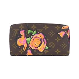Louis Vuitton-Louis Vuitton Monogram Rose Zippy Wallet-Brown