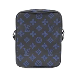Louis Vuitton-Portefeuille portable Louis Vuitton Monogram Record Christopher-Bleu