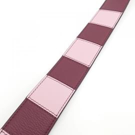 Loewe-Sangle en cuir de veau Loewe-Marron,Rose