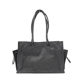 Loewe-Sac à main en cuir noir Loewe-Noir