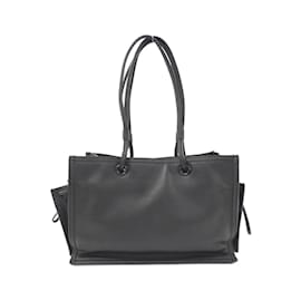 Loewe-Sac à main en cuir noir Loewe-Noir