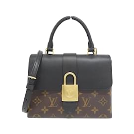 Louis Vuitton-Sac à main Rocky BB Monogram Louis Vuitton-Marron,Noir