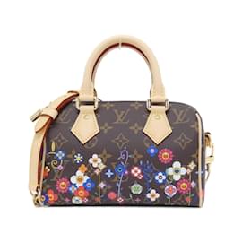 Louis Vuitton-Sac Boston Bandoulière Monogram Louis Vuitton-Marron