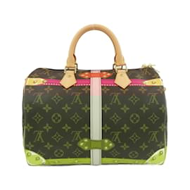 Louis Vuitton-Sac Boston Bandoulière 30cm Monogram Louis Vuitton-Marron