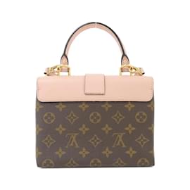 Louis Vuitton-Sac à main Louis Vuitton Monogram Rocky BB-Marron,Rose
