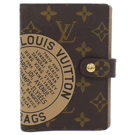 Agenda PM Monogram Louis Vuitton R21039 Marrone
