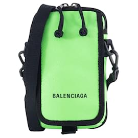 Balenciaga-Bolsa de Ombro Explorer da Balenciaga-Verde