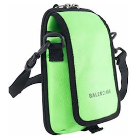 Balenciaga-Bolsa de Ombro Explorer da Balenciaga-Verde