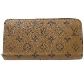 Louis Vuitton Monogram Reverse Long Wallet Brown