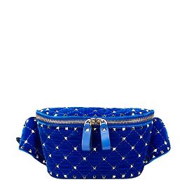 Sac taille Valentino Rockstud Bleu